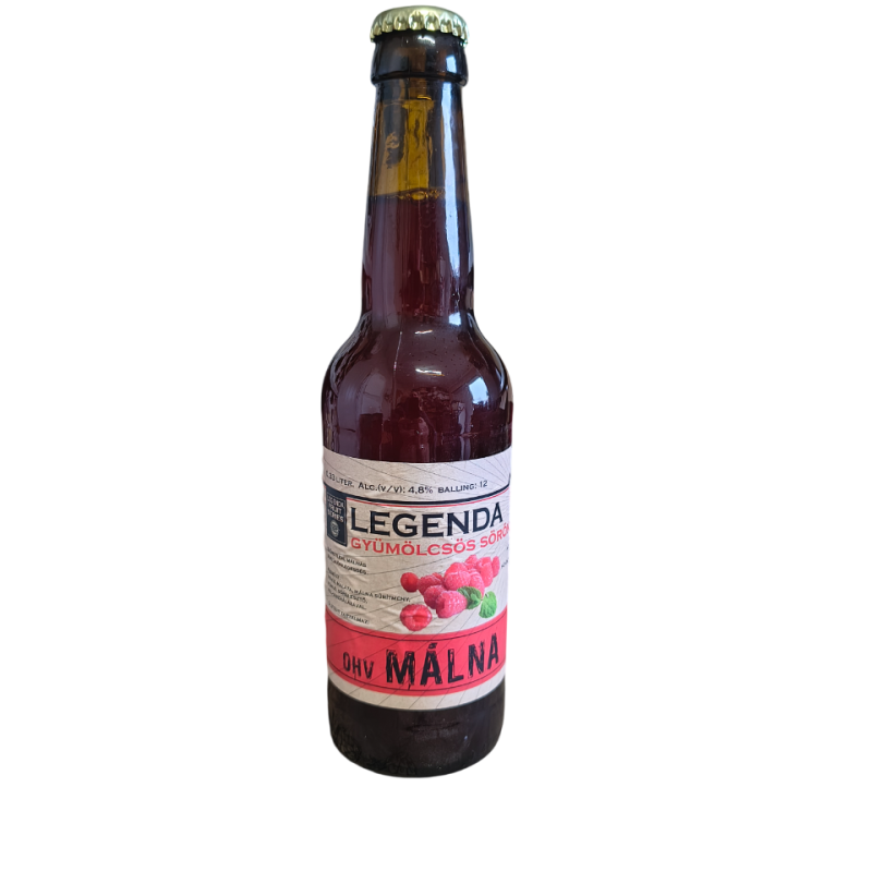 Pšeničné pivo s malinami